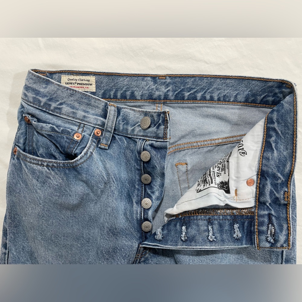 Levi's Classic Blue Straight-Leg Jeans